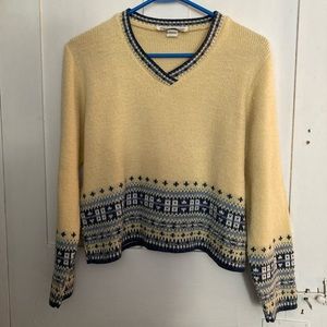 Private Eyes Yellow Knit Sweater